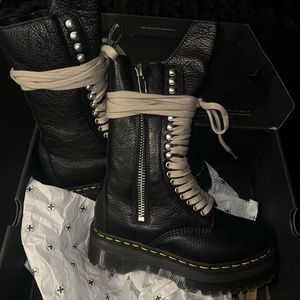 DR MARTEN x RICK OWENS Calf Length Boot (38)